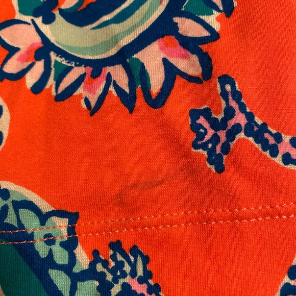 Lilly Pulitzer Coral and Blue Mini Dress - Picture 11 of 14